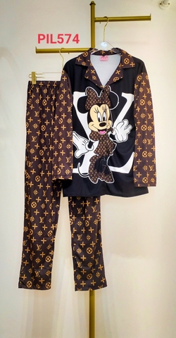 BỘ PIJAMA QUẦN DÀI, TAY DÀI BIG SIZE - PIXL574