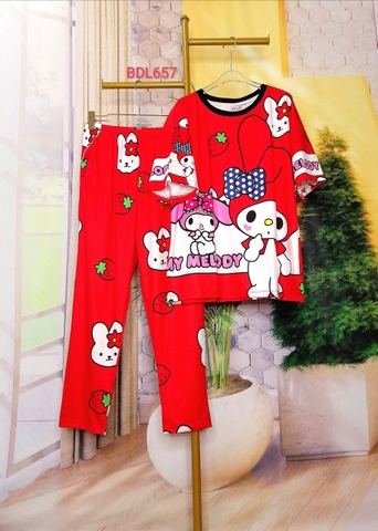 Bộ Quần Dài, Tay Ngắn XL - BDL657