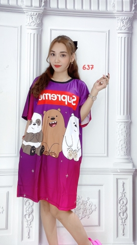 Đầm Suông Nữ Big Size XL - D637