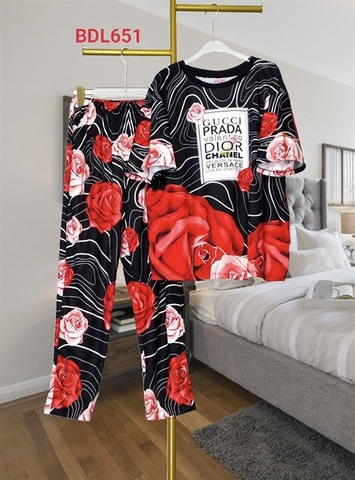 Bộ Quần Dài, Tay Ngắn XL - BDL651