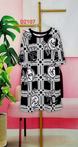 Đầm Suông Nữ Big Size XL - D2107