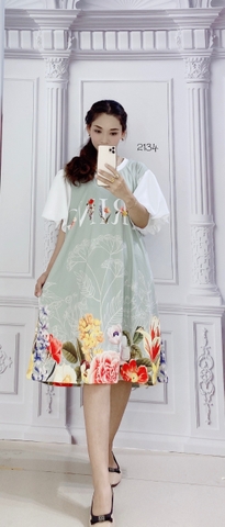 ĐẦM TAY BỒNG TAY LỤA-DTBXL2134
