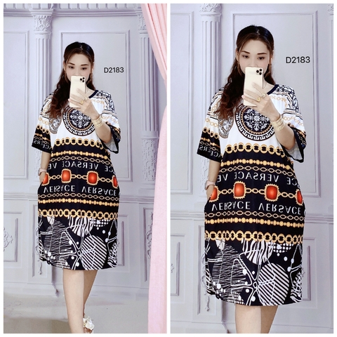 Đầm Suông Nữ Big Size XL - D2183