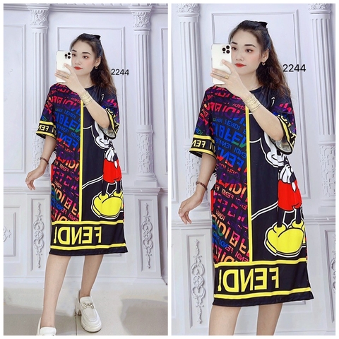 Đầm Suông Nữ Big Size XL - D2244