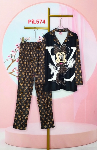BỘ PIJAMA QUẦN DÀI, TAY DÀI - PIL574