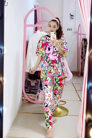 Bộ Quần Dài, Tay Ngắn XL - BDL683