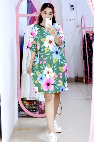Đầm Suông Nữ Big Size XL - D2102