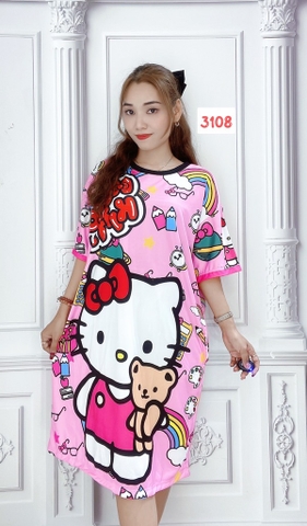 Đầm Suông Nữ Big Size XL - D3108