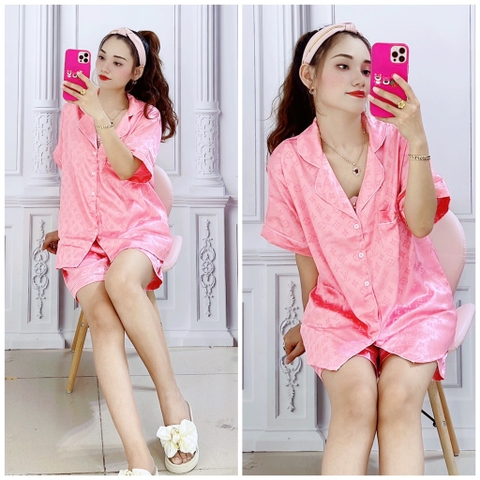 BỘ PIJAMA QUẦN ĐÙI, TAY NGẮN BIG SIZE - PIDUIXL010