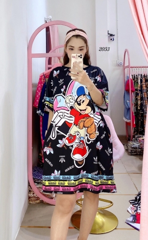 Đầm Suông Nữ Big Size - D2053