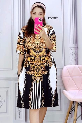 Đầm Suông Nữ Big Size XL - D2202