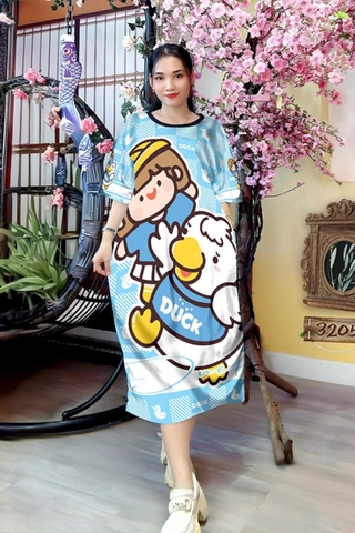 Đầm Suông Nữ Big Size 2XL - 65D3205