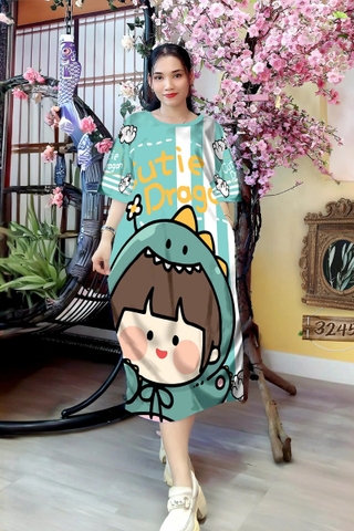 Đầm Suông Nữ Big Size XL - DD3245