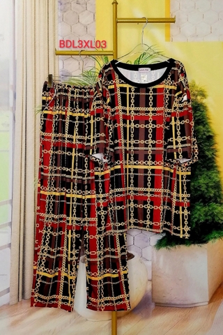 BỘ QUẦN DÀI TAY NGẮN 3XL -BDL3XL03