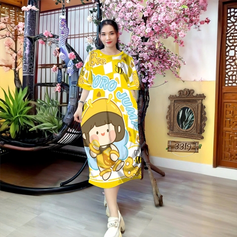 Đầm Suông Nữ Big Size XL - DD3319