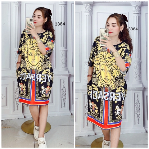 Đầm Suông Nữ Big Size 3XL - D3XL3364