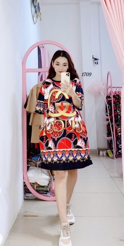Đầm Suông Nữ Big Size XL - D1709