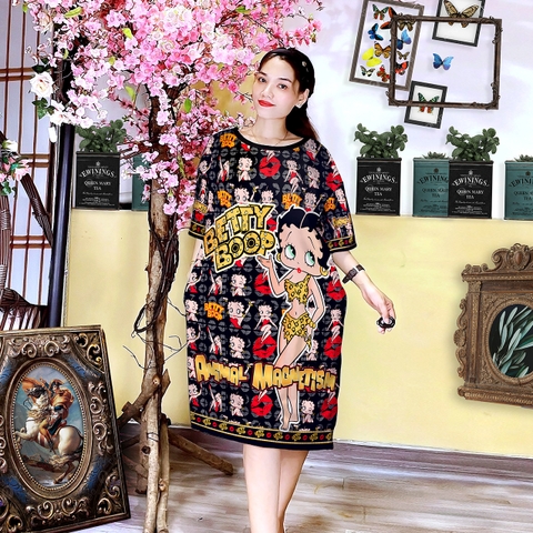 Đầm Suông Nữ Big Size XL - D3820
