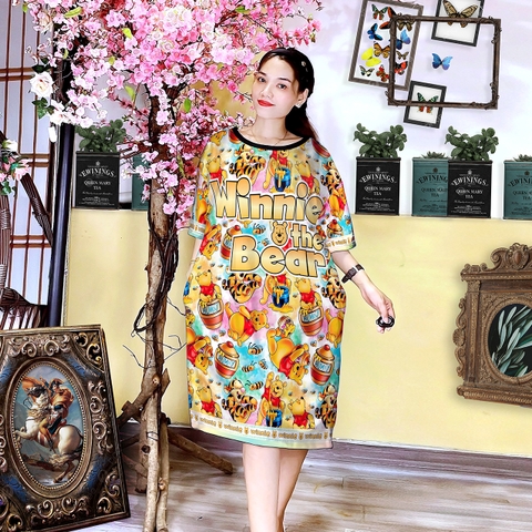 Đầm Suông Nữ Big Size XL - D3821
