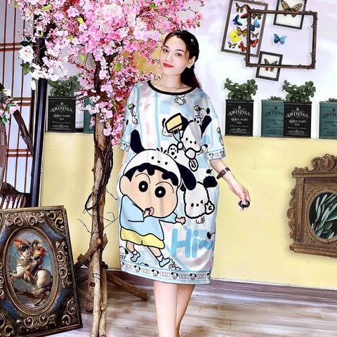 Đầm Suông Nữ Big Size XL - D3910