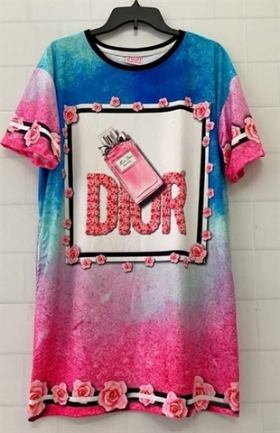 Đầm Suông Nữ Big Size XL - D691
