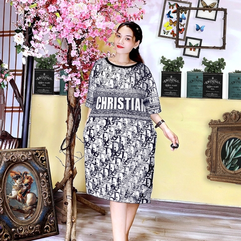 Đầm Suông Nữ Big Size XL - D3940