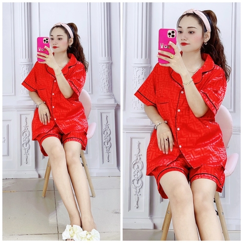 BỘ PIJAMA QUẦN ĐÙI, TAY NGẮN BIG SIZE - PIDUIXL04