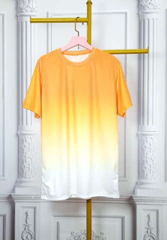 ÁO THUN LOANG MÀU - SIZE 3XL - CAM