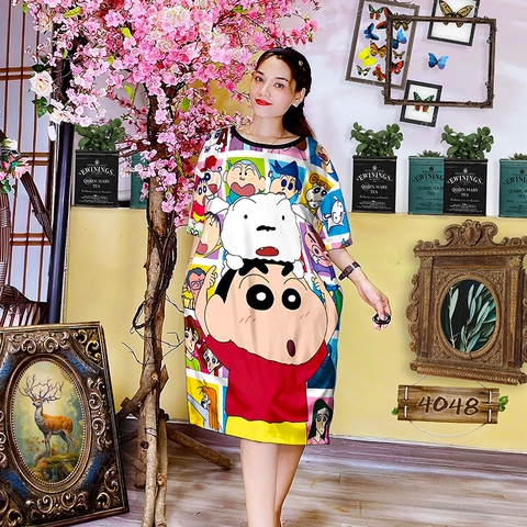Đầm Suông Nữ Big Size XL - D4048