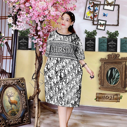 Đầm Suông Nữ Big Size XL - D4074