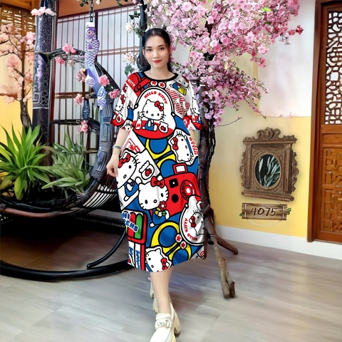 Đầm Suông Nữ Big Size XL - DD4075