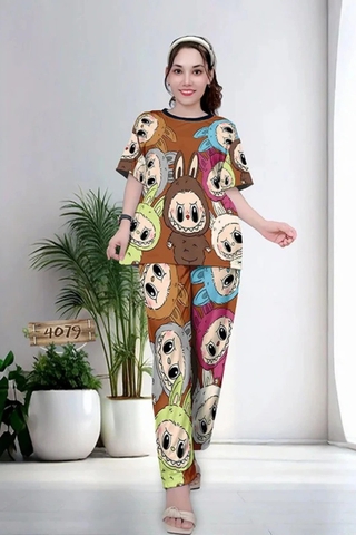 Bộ Quần Dài, Tay Ngắn XL -BDL4079