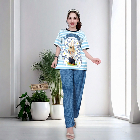 Bộ Quần Dài, Tay Ngắn XL - BDL4113