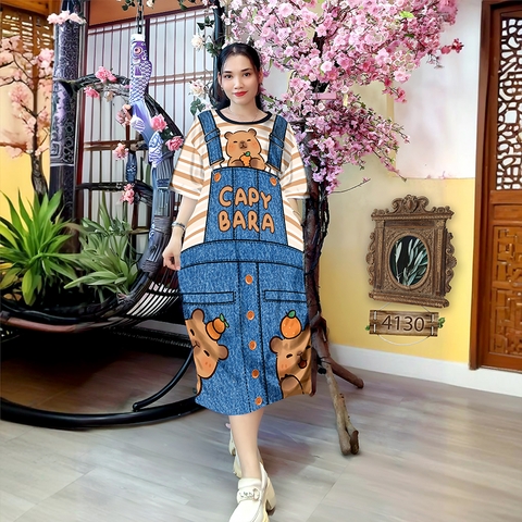 Đầm Suông Nữ Big Size XL - DD4130