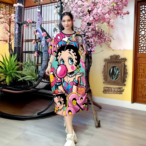 Đầm Suông Nữ Big Size XL - DD4133