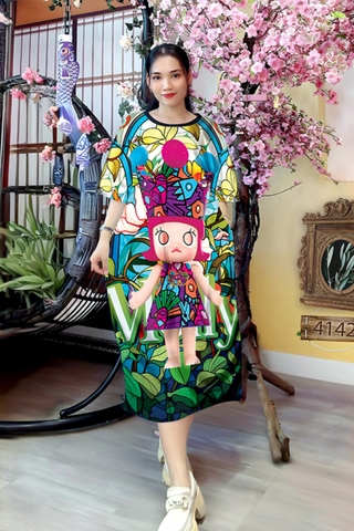 Đầm Suông Nữ Big Size XL - DD4142