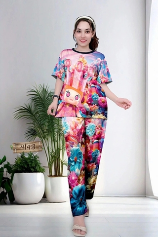 Bộ Quần Dài, Tay Ngắn XL - BDL4143