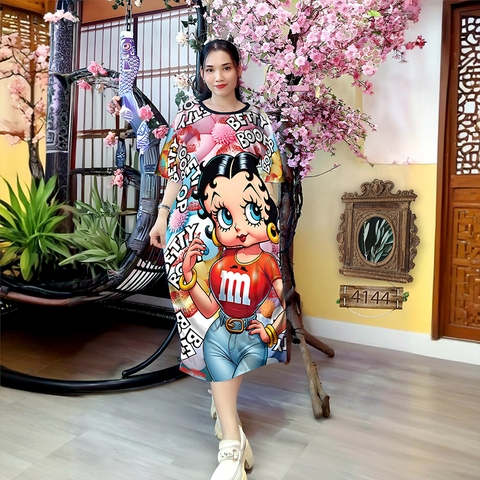 Đầm Suông Nữ Big Size 3XL - D3XL4144