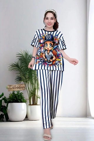 Bộ Quần Dài, Tay Ngắn 2XL - BDL2XL4146