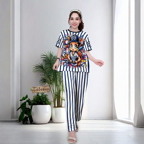 Bộ Quần Dài, Tay Ngắn XL - BDL4146
