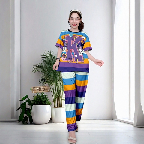 Bộ Quần Dài, Tay Ngắn XL - BDL4152