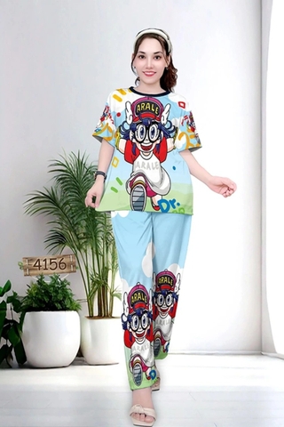 Bộ Quần Dài, Tay Ngắn XL - BDL4156
