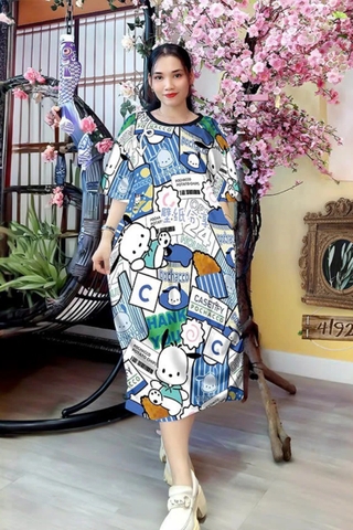 Đầm Suông Nữ Big Size 3XL - D3XL4192