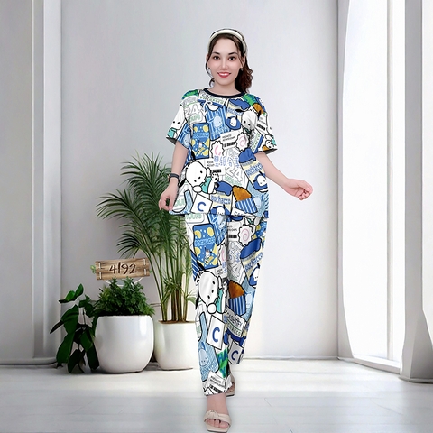 Bộ Quần Dài, Tay Ngắn XL - BDL4192