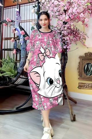 Đầm Suông Nữ Big Size 2XL - 65D4214