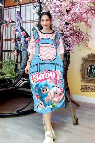 Đầm Suông Nữ Big Size XL - DD4299