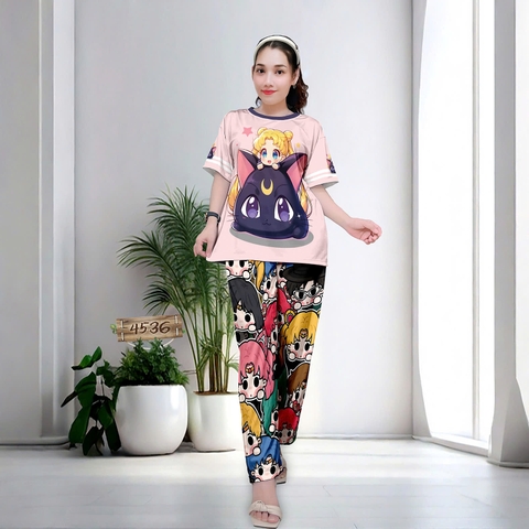 Bộ Quần Dài, Tay Ngắn L - BDN4536