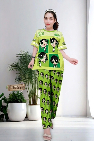 Bộ Quần Dài, Tay Ngắn L - BDN4537