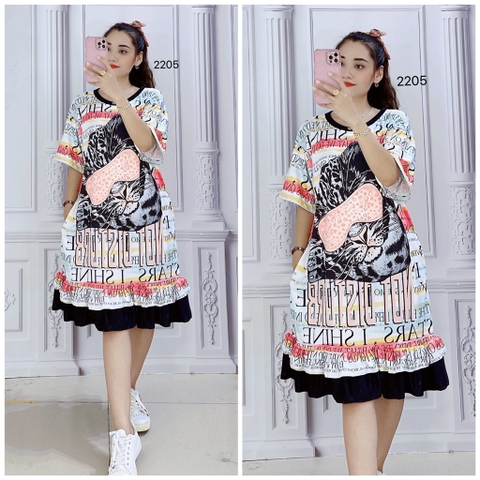 Đầm Bèo Nữ Big Size - DB2205