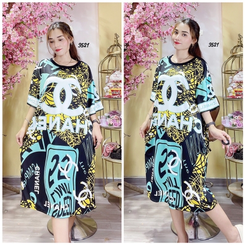 Đầm Suông Nữ Big Size 2XL - 65D3521